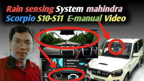 Rain Sensing System mahindra Scorpio S10 S11 | Auto wiper auto lamp rain light sensing System