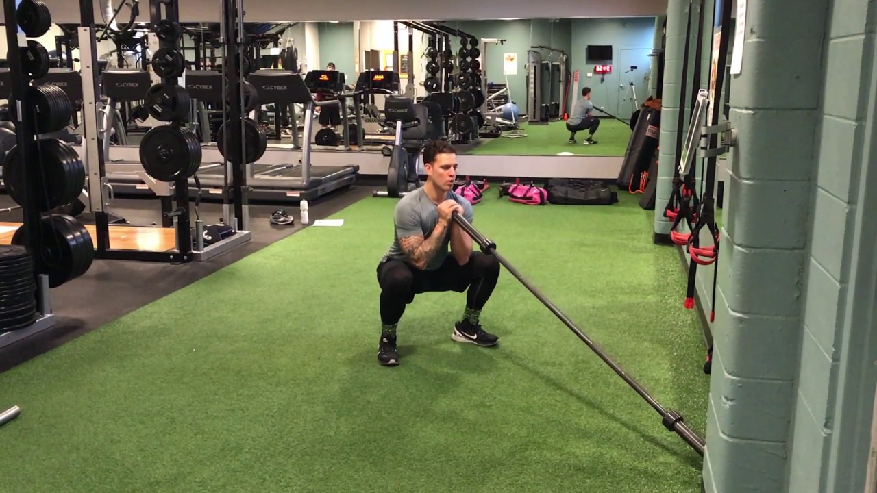Exercise Demo: Landmine Squat - YouTube