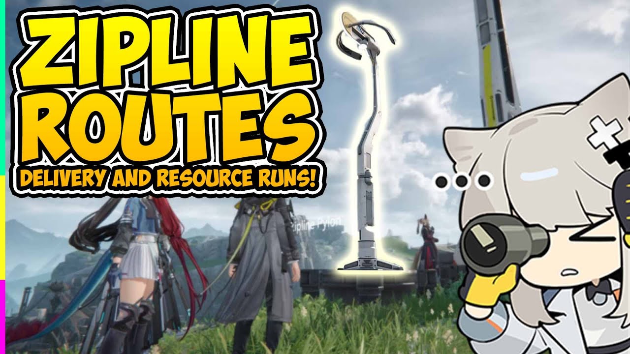 The ULTIMATE Zipline Network for Delivery and Resource Runs! (With Timestamps) | Arknights Endfield