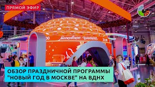 Обзор праздничной программы "Новый год в Москве" в павильоне № 75 на ВДНХ