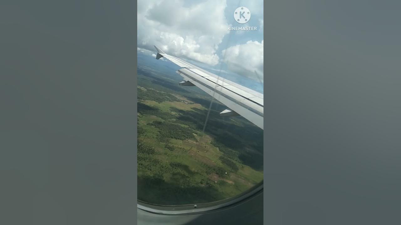 My airplane Travel from Manila to Tacloban Leyte Airport YouTube