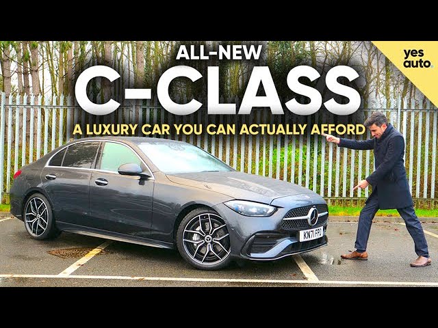 2022 Mercedes C-Class driving REVIEW - the almost EV C-Class with