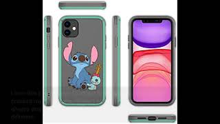 User Review: PICAVINCI SwitchME Case for iPhone 11, Lilo Stitch Play Bubble Cute Cartoon Blue C...