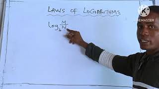 Maths. How to understand the laws of Logarithms