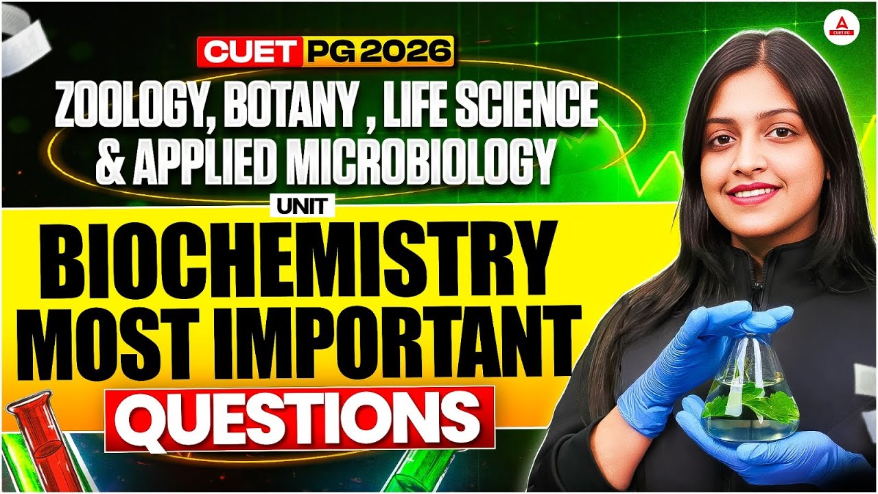 CUET PG 2026 | Biochemistry Most Important Questions | Manthan Pro Life Science |