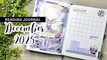 PLAN WITH ME || December 2025 Reading Journal Setup
