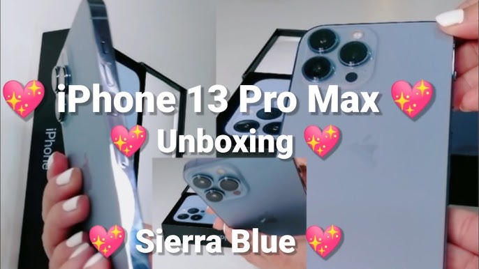 Unboxing of new iPhone 13 Pro Max Sierra Blue new color on tech background  – Stock Editorial Photo © ifeelstock #557354430