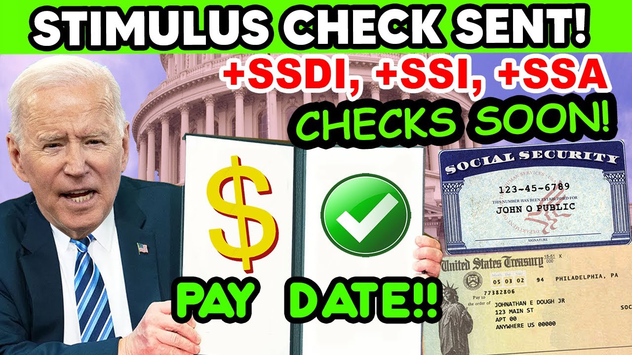 THEY HAVE NOW CONFIRMED! Social Security, SSI, SSDI 4th Stimulus Check