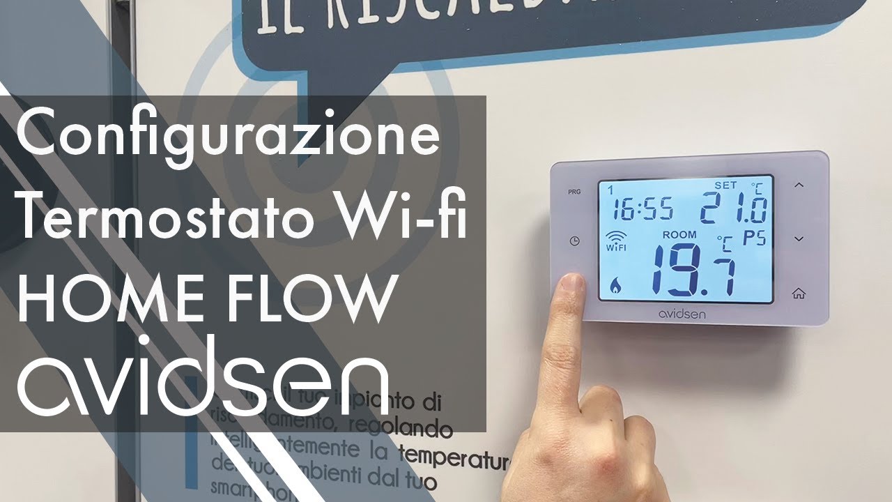 Cronotermostato Wifi da incasso LCD Retroilluminato 1TXCDS029WIFI