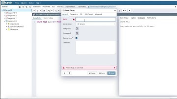 Creación de usuario en PostgreSQL