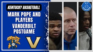 Mark Pope & Players Discuss Kentucky's Embarrassing Loss to Vanderbilt, Being a "Disaster", & More