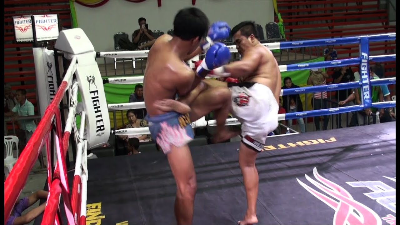 Kru Boy (Saksiam Tiger Muay Thai) vs Tawandead Sakcowboy fighting