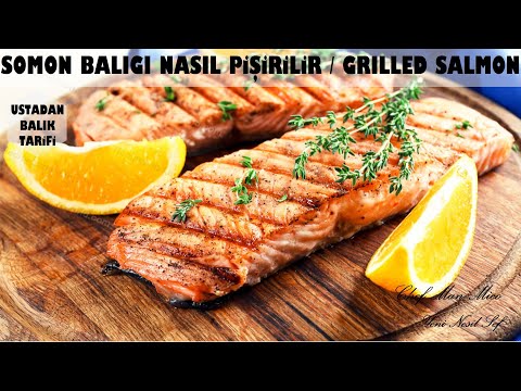 Somon balığı nasıl pişirilir - somon balığı ızgara - grılled salmon - Somon Fileto Nasıl Yapılır