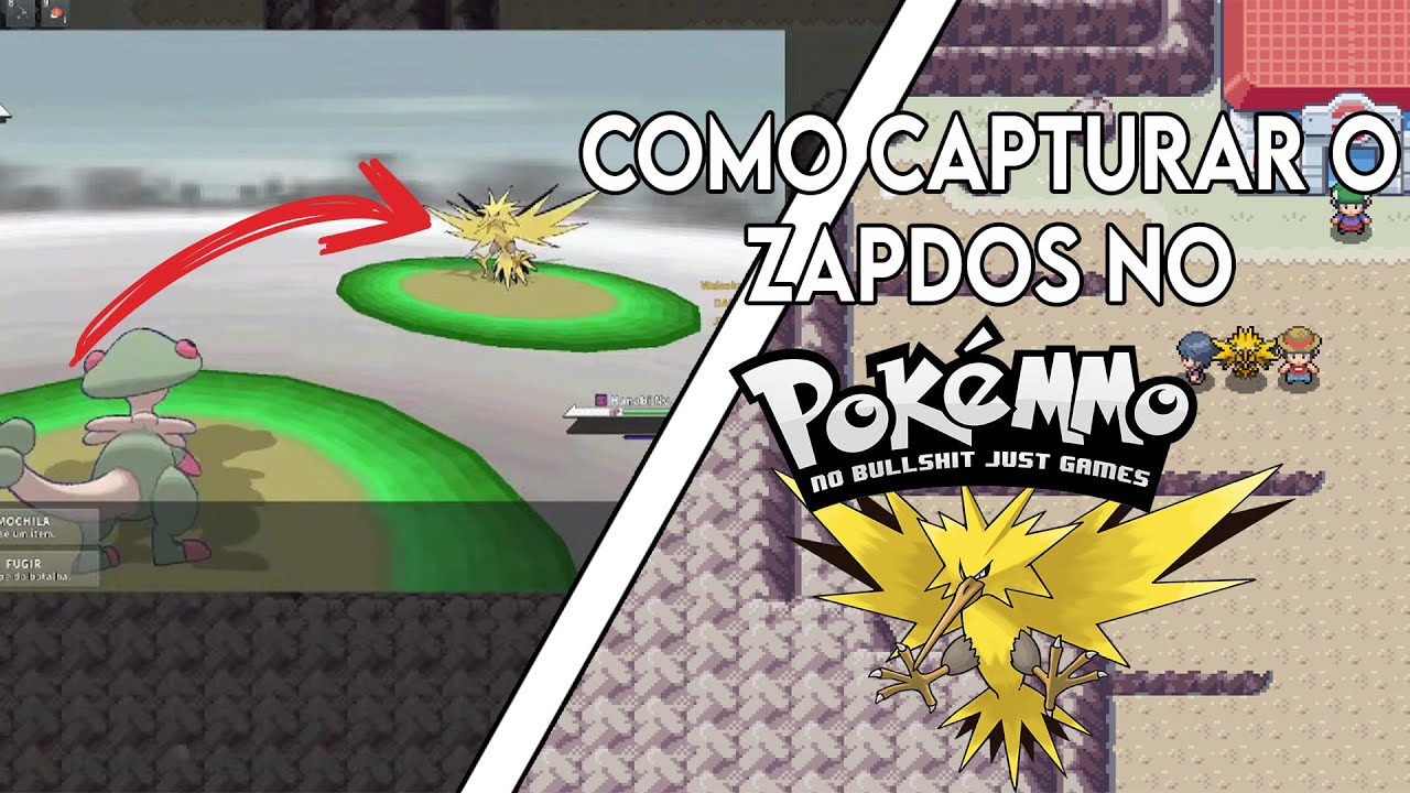 COMO CAPTURAR O ZAPDOS NO POKEMMO!! (NOVA AVE LENDÁRIA)
