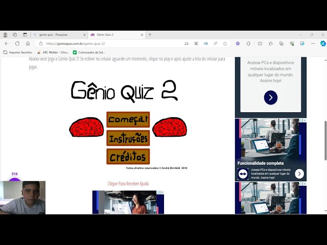 Vc está no gênio quiz 2