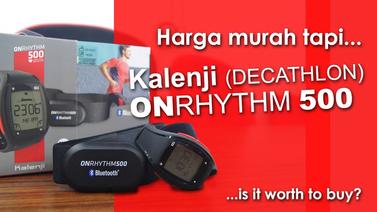 DECATHLON KALENJI ONRHYTHM 500 unboxing 