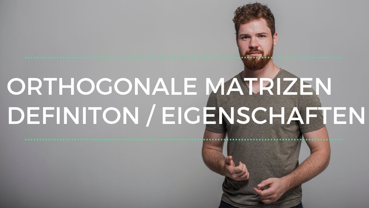 Vektor bestimmen, der orthogonal (senkrecht) ist | Mathe by Daniel Jung