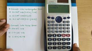 Polar form,Rectangular form,Rectangular to Polar Conversion,Polar to Rectangular Conversion