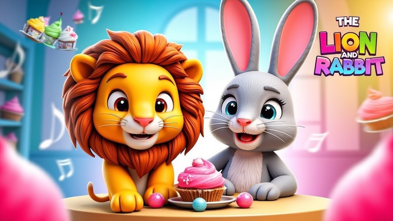 The lion and rabbit | unlikely friendship | family fun time | kids ...