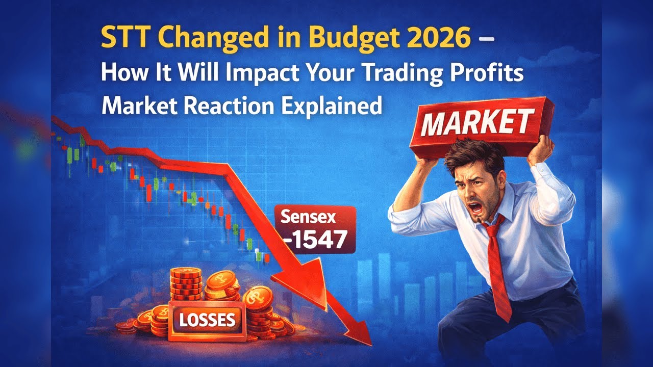🚨Budget 2026 STT Hike Shocked The Market | How It Will Impact Your Trading Profits | Market Reaction