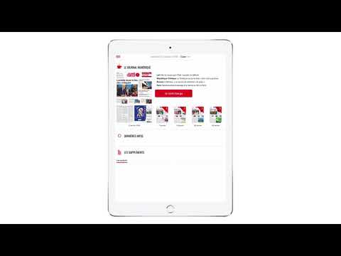 Comment se connecter au journal numérique avec ma tablette ou mon smartphone ?