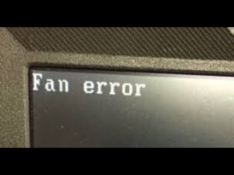 THINKPAD fan error YouTube
