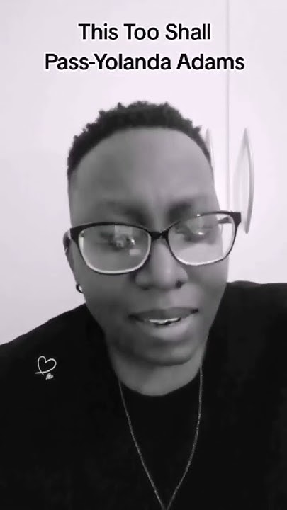 This Too Shall Pass Lyrics Yolanda Adams This Too Shall Pass-Yolanda Adams Cover - YouTube