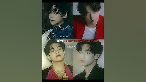 He let the world burn only for her #jisoo #taehyung #vsoo #taesoo