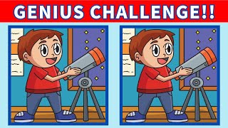 【Spot the difference】⚡️Only genius can find 3️⃣ difference | Japanese Puzzle