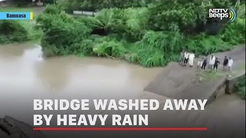 Bridge Washed Away By Heavy Rain In Gujarat | NDTV Beeps