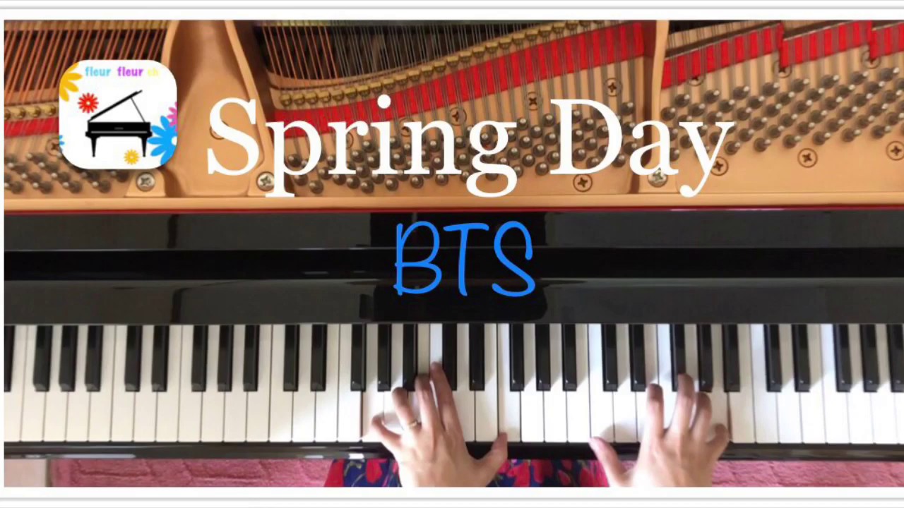 ピアノ Bts 防弾少年団 Spring Day 弾いてみた Piano Cover Youtube