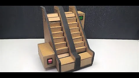 DIY Escalator Working Model | Science Projects |