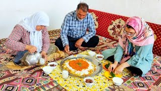 Real life in an Iran village in 2024 | How does this rural family cook in Iran?