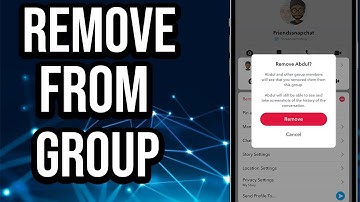 How To Remove Someone From Snapchat Group Chat