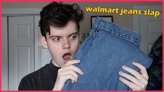 WALMART JEANS SLAP 😳 - trying george jeans from walmart