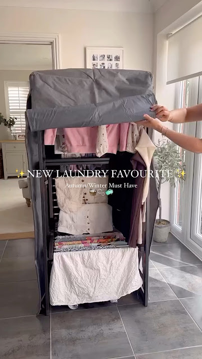 Do you have a heated airer? ✨ #laundry #shortsvideo #energysaving #cleantok #laundrytips #homehacks
