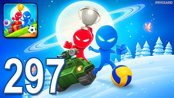 Stickman Party - Gameplay Part 297 Random Funny MiniGames 1 2 3 4 Plyer Free New Update Adventure