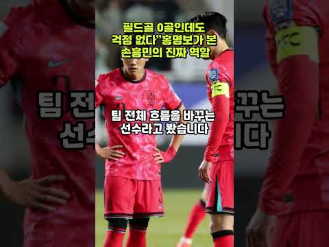 필드골 0골인데도 걱정 없다 홍명보가 본 손흥민의 진짜 역할 #손흥민 #lafc #축구 #mls