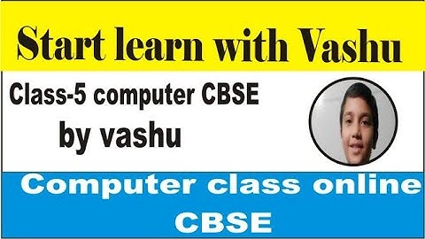 Class-5 chapter 1 development of computer part 3 . For CBSE Students.