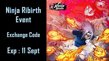 Ninja Rebirth Event Exchange Code