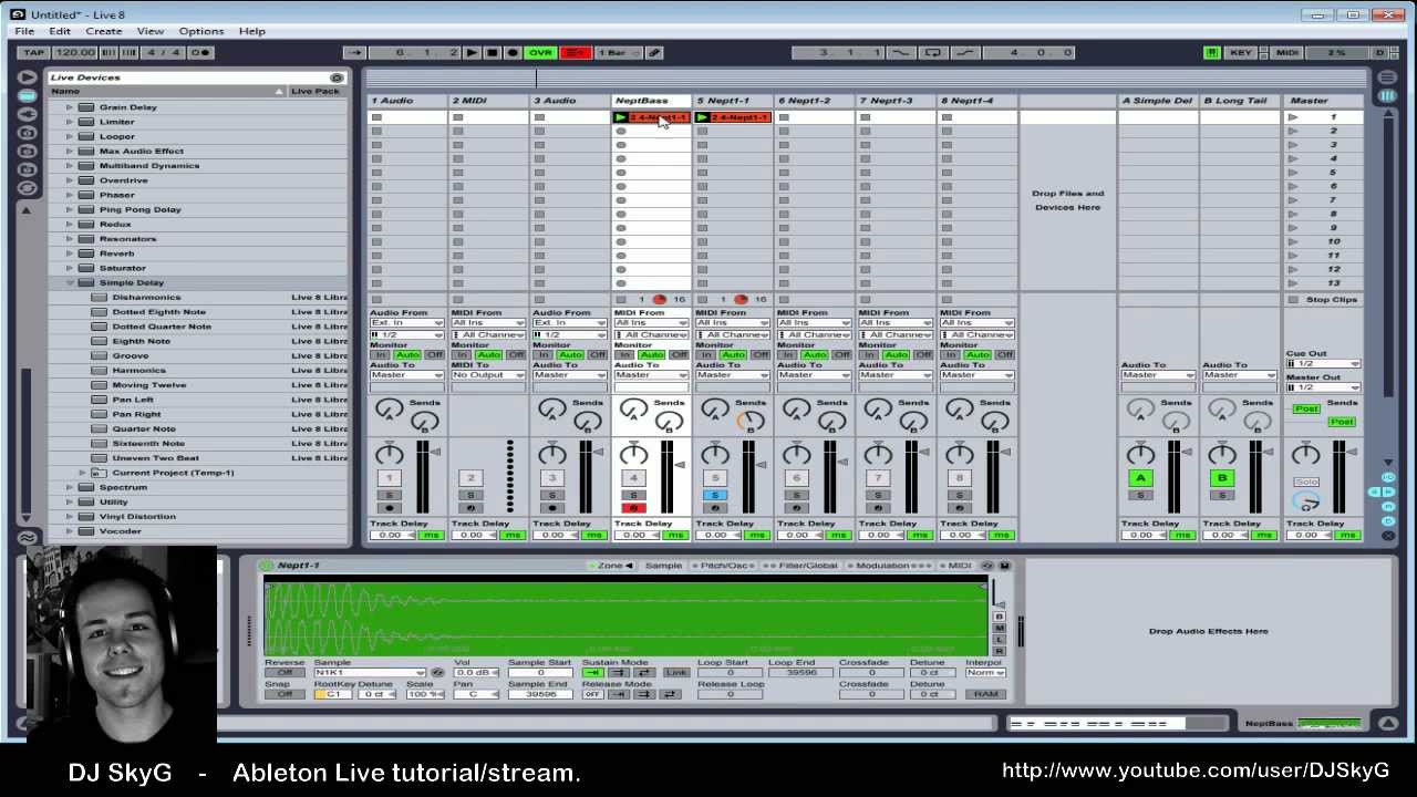 DJ SkyG - Ableton Live tutorial/stream Part 1 of 5 DJ SkyG - Ableton Live tutorial/stream Part 1 of 5 #1