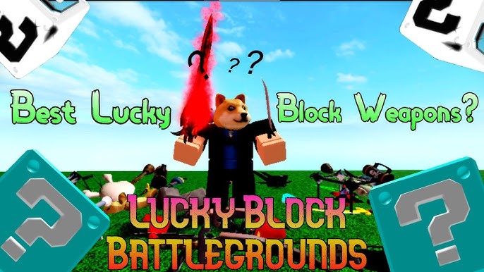 how to drop roblox items on lucky blocks battlegrounds pc｜TikTok Search