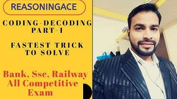 Coding-Decoding  Reasoning trick Part-1 (सबसे आसान तरीका)