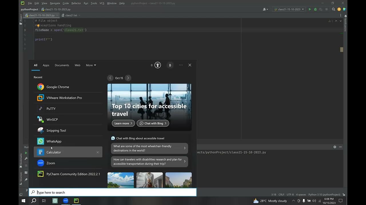 Python - File objects in Python - YouTube