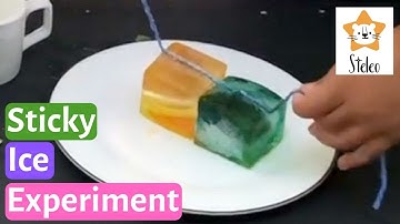 Ice, Salt & String Experiment | Sticky Ice | Easy Science Experiments For Kids | Kids Fun TV