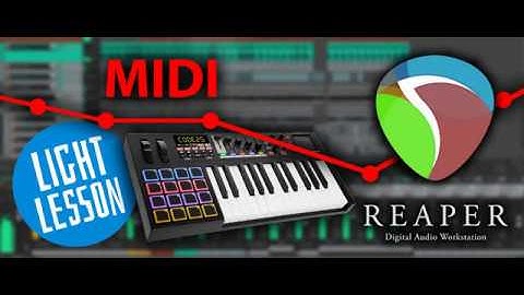Reaper 6 уроки на русском - Запись автоматизации VST плагинов с миди клавиатуры #уроки  #tutorial