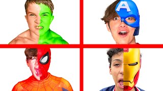 All Superheroes Transformations!