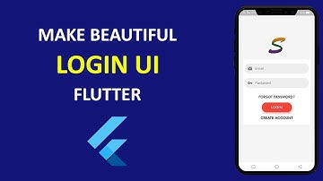 Flutter Login UI Design Tutorial | Flutter Tutorial 2024
