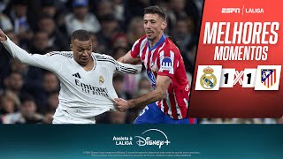 Thumbnail for MBAPPÉ faz, mas REAL MADRID empata com o ATLÉTICO DE MADRID em LALIGA | Melhores Momentos