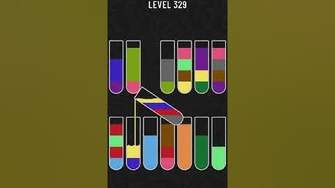 Water Sort Puzzle   level 329 !!! Mobile Cell Phone Game Walkthrough Android / Apple